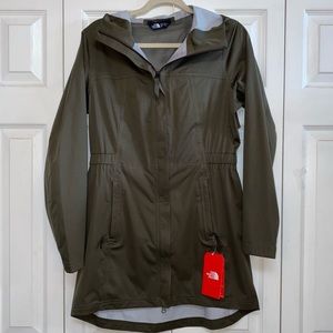 NWT The North Face Jacket Allproof Taupe Green Small
